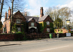 A photograph of the Davenport Arms in Woodford, Cheshire