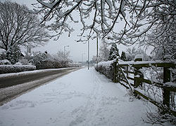 Woodford in the snow - Robin Berriman