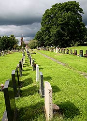 Woodford Church yard taken by Robin Berriman