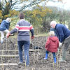 A photo of tree planting