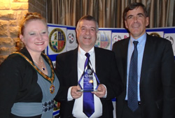 Mike Gallagher winner of the 2015 Poynton Achievements in Customer Excellence Award in the Business to Business category