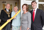 A photo of the opening of Southfield House's new development